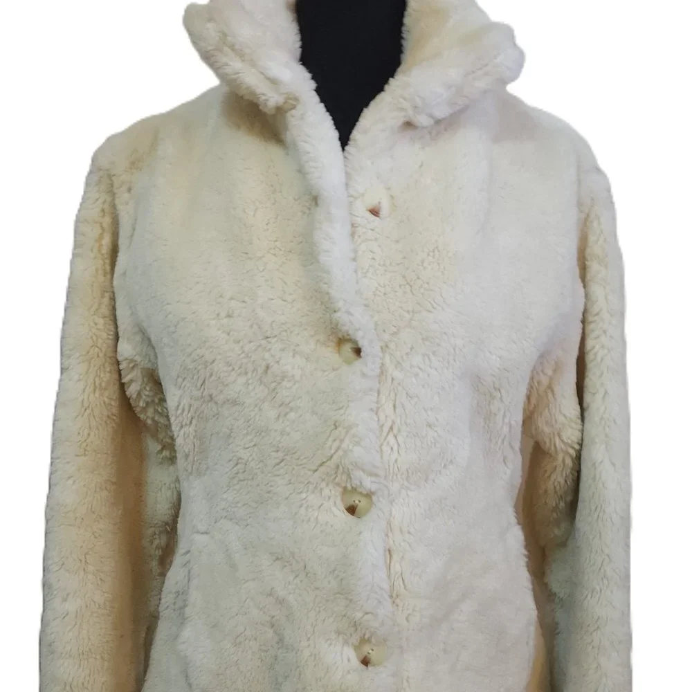 Shearling Faux Fur Classic Jacket by True Grit Ultra Lux and Plush aka "Dylan" - Picture 4 of 16